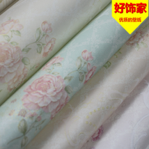 批發(fā)無(wú)紡布壁紙 3D花卉客廳臥室沙發(fā)電視背景墻紙